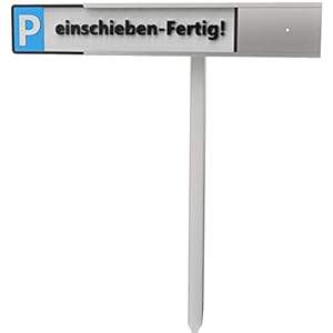 Parkschild Halterung (Pfosten, einschieben, Parkschild Halterung)