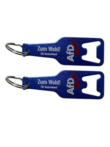 2x AfD Flaschenöffner Alternative für Deutschland AfD Fanartikel Merchandise Metall