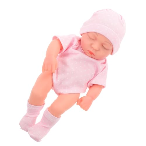 OFFSCH Muñeca Reborn Realista Mini para Niñas Muñeco Niña Vivid de Suave Juguete Detallado para Desarrollo y Colección
