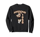 Photo Gallery awesome since 1958 - orsetto fresco per compleanno felpa Photo Gallery awesome since 1958 - orsetto fresco per compleanno felpa