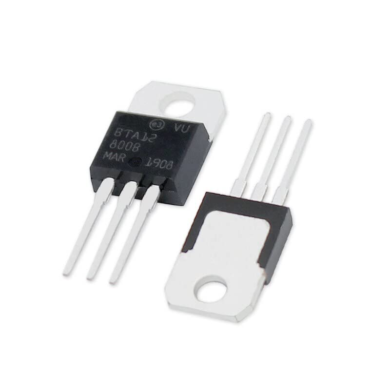 Transistor 10pcs BTA12-800B Transistor Set BTA12 12A 800V Triac Alternistor TO-220 Nivel lógico y Kit de transistores estándar