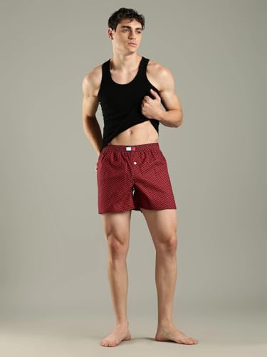 Image of Yellow Striped Mid Rise Boxer