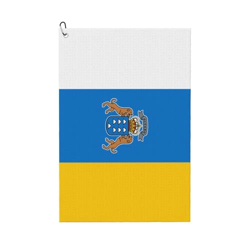 Canary Islands Flag Golf Towel 24