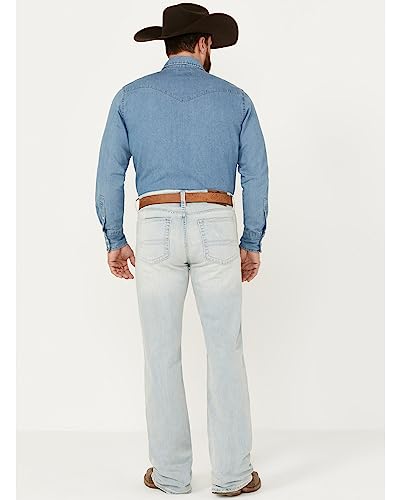 Cody James Men's Pioneer Wash Wyatt Slim Bootcut Stretch Denim Jeans - CJSU23J83 36W x 32L US3