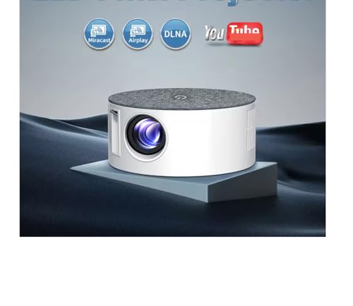 Image of BIGASUO Mini WiFi LED Portable Projector 1080p Full HD for Android /iOS with Built-in YouTube - Supports WiFi, HDMI,AV in,USB, Miracast with 4000 LM (BGP31)