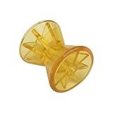 Wlinfetity Bootsanhänger Gerippte Wackelrolle Montage Blau Kunststoff Oberrad für Boot und Yachtanhänger Ersatz