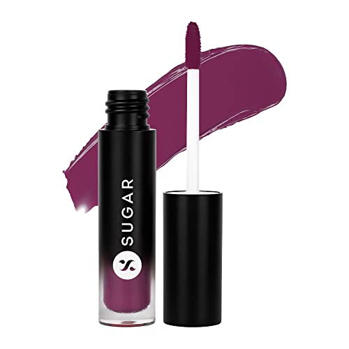 Image of SUGAR Cosmetics Mousse Muse Lip Cream | Lasts 24+ Hrs | Creamy Mousse Lipstick | Waterproof & Smudgeproof | 5ml - 07 Plum Brandy