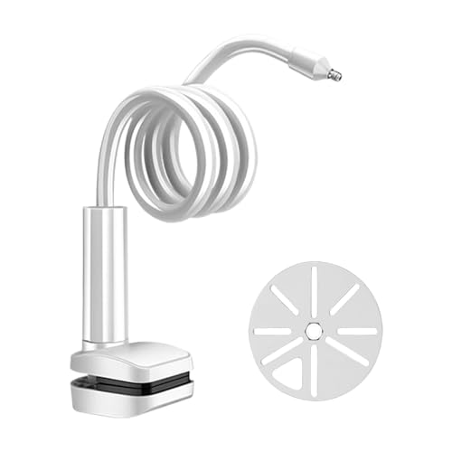 demaxiyad Soporte para Monitor De Bebé,Soporte para Cámara De Cuna - Brazo Flexible con Clip Abrazadera para Cocina, Cuna, Estantería Y Hogar
