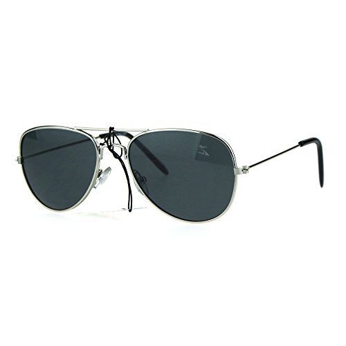 Kids Size Boys Classic Pilot Officer Metal Rim Police Style Sunglasses2