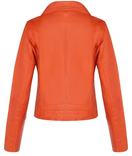 Ladies Leather Jacket Classic Biker Style Real Leather Womens Jacket3