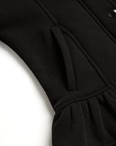 URBAN REPUBLIC Girls’ Winter Jacket - Insulated Winter Outerwear Coat with Sherpa Lined Hood and Ruffle Hem for Girls (4-16)4