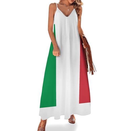 Robe longue d'été pour femme fleurie avec col en V profond
