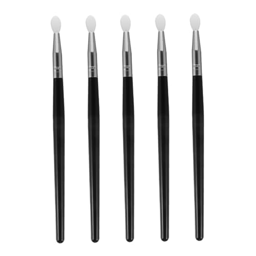 Mikinona Makeup Brush Collection 5pcs Silicone Lip Mask Brush Set Eye Makeup Brush Lipstick Applicator for Women