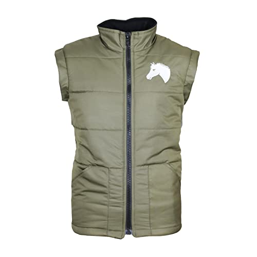 MS-Trachten Kinder Winter Reitweste Winterweste Mia Oliv Grün warm gefüttert (134/140) Cover