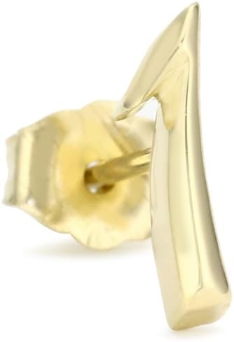 Lulu Frost "Code" Number 14k Single Stud Earring