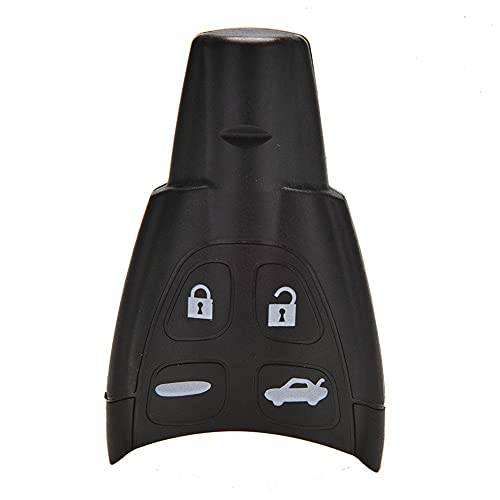 Happyit Plastic Car Key Remote Fob Protector Shell Cover Case for SAAB 9-3 9-5 93 95 4 Buttons Remote Control Replacement Case (A) - Image 3