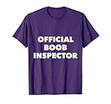 Official Boob Inspector Funny Saying Halloween Quote Costume T-Shirt