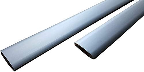 VGGBNG T Molding Floor Transition Strip , Floor Gap Connecting Strips Laminate/Tile/Vinyl/Wood, Edge Transition Threshold Strips(Silver,W20mm/0.8in