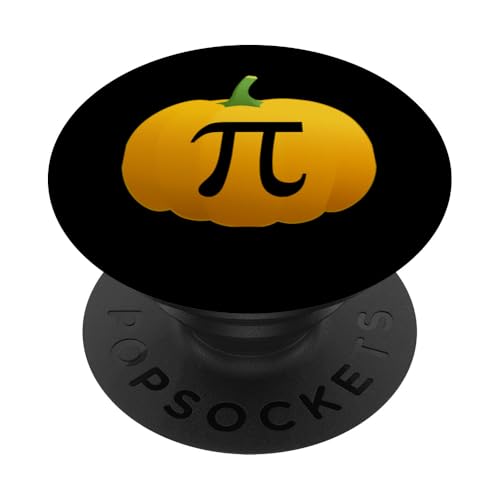 Pumpkin Pi | Diversión de matemáticas de Halloween para profesores de matemáticas | Ciencia PopSockets PopGrip Intercambiable