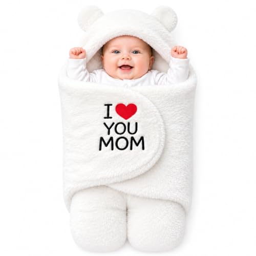 Image of BRANDONN Baby Blanket Newborn Gift Pack of Swaddle Wrapper, 0-9 Months, Length 68 cm x Width 68 cm