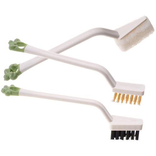 TOKIDNY 3 Stück Teiliges Küchenreinigungsbürsten Langlebigem Material mit Starkem Reinigungseffekt Platzsparendem Aufhänge Design Kratzfreier Textur für Herd Spüle und Pfannenpflege