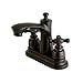 Kingston Brass FB7625AX Victorian 4" Centerset Bathroom Faucet, 4" in Spout Reach, Oil Rubbed Bronze