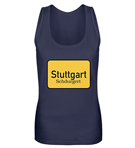 Débardeur femme bleu marine Stuttgart en taille XL pour un style souabe quotidien