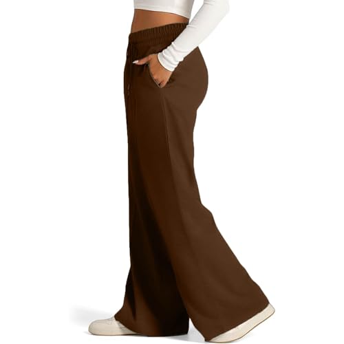 Wide Leg Sweatpants Women High Waisted Baggy Joggers Loose Fit Athletic Sweatpants Soft Lightweight Joggers 2025