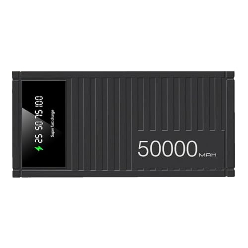 Banco de carga rápida, Banco de carga portátil | Cargador rápido de capacidad 66W 50000mAh para cargador de teléfono móvil, batería externa multifuncional con pantalla