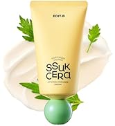 EDIT.B Moisturizing & Calming Ssuk Artemisia Ceramide Cream, Long-Lasting Hydration & Barrier Sup...
