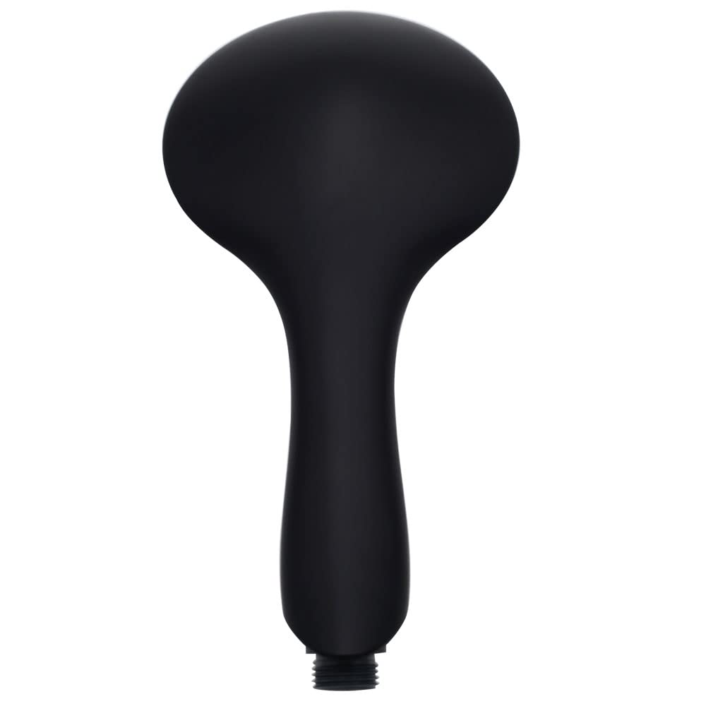 Westbrass HS5601-62 - Ducha de mano redonda fina con 5 funciones ajustables de 5 pulgadas, color negro mate