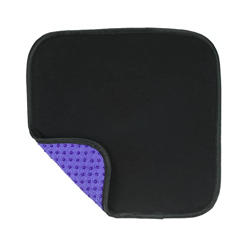 PATIKIL Bowling Ball Towel 8x8 Inch, Microfiber Shammy Pad for Bowling Ball, Purple