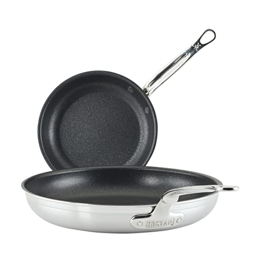 Hestan-ProBond-Collection-TITUM-Nonstick-Triple-Bonded-Stainless-Steel-Skillets-Set-of-Two-Made-without-PFOAs-85-125-inches