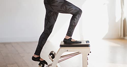 TAVI NOIR Emma Non Slip Socks for Women - Non Skid Grippy for Active Sports Workout Barre, Pilates, Yoga Socks