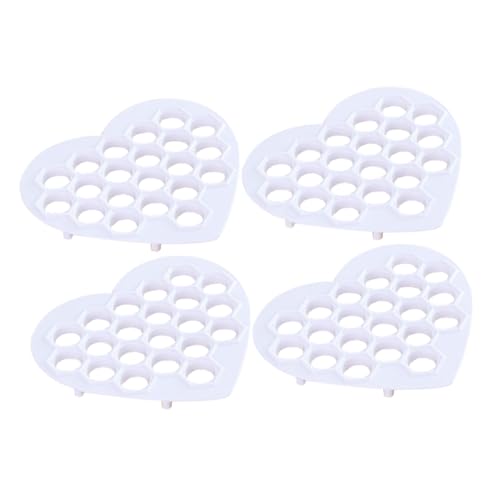 HAKIDZEL 4pcs Multi Dumpling Maker Mold for Home Restaurant Use Efficient Dumpling Making Tool for Cooking Enthusiasts Space-saving Design for Easy Storage