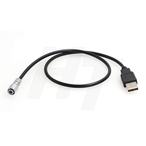Cable HangTon BMPCC 4K Weipu 2 pines a USB 12V de 50cm contra cortes de energía en cámara