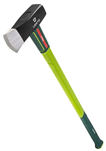 Profi Verto - Ascia Da Spacco, Con Manico In Fibra Di Vetro, 2700 G, Colore: Verde - 3