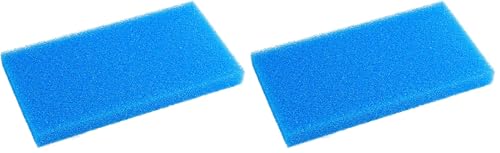 Image of AQUANEAT Aquarium Filter Sponge Open Cell Foam Sheet Bio Sponge Filter Media Pad HMF Fish Tank Sump Divider (23 inch Lx 12.25 inch W x 2 inch H, Blue) (Pack of 2)