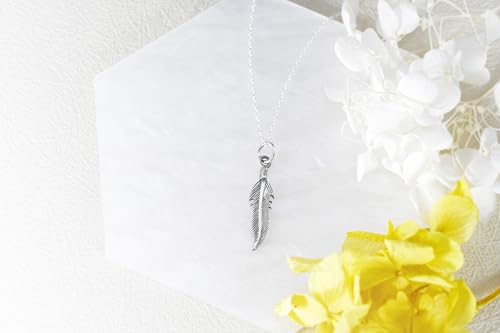 AeraVida Tribal Feather .925 Sterling Silver Pendant2
