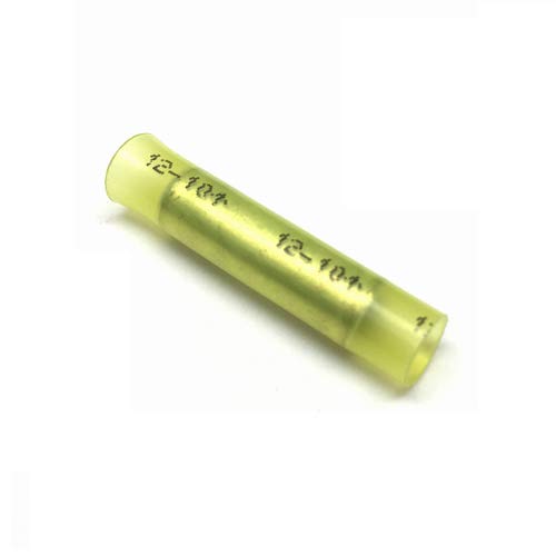3M Butt Connector Seemless Nylon Insulated 12-10 Gauge Yellow -75PK