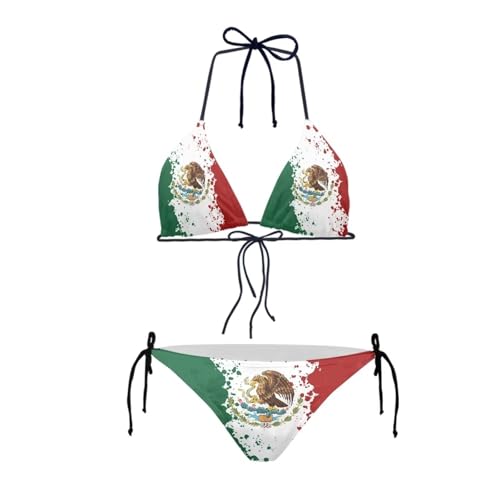 AFPANQZ Women's Bikini Sets Push Up Triangle Bikini Swimsuit Low Waist Bottom Tankini 2pcs Athletic Tank Top