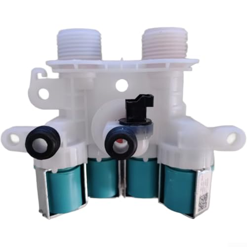 Válvula de entrada de agua W11165546 de 4 puertos para lavadora 120V 2