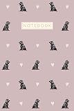  Cocker Spaniel Notebook: Cute Aesthetic Lined Journal for Black Cocker Spaniel Lovers & Owners  Heather Cover