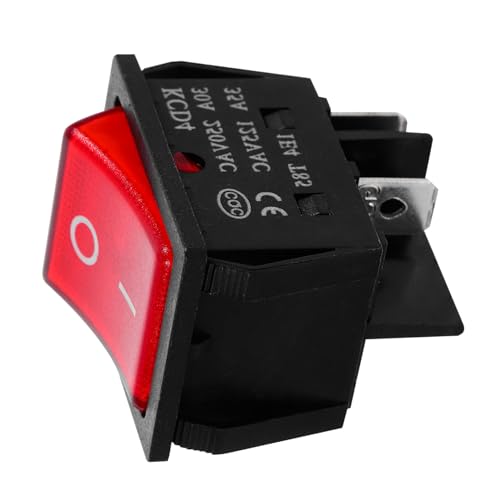 FELTECHELECTR 4 Position Boat Toggle Switch Replacement Led Lights Heavy Duty 30a/250v Rocker Switch for Vehicles