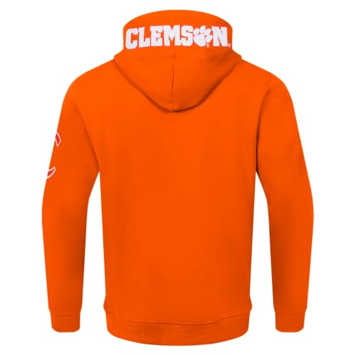 Image of Pro Standard Mens College Classic Chenille Cotton Double Knit Full Zip Hoodie