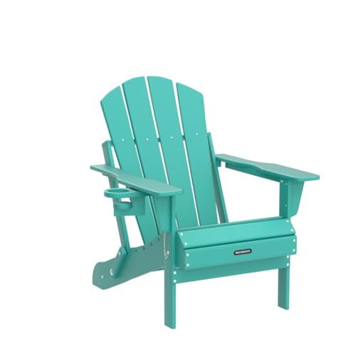 Muchenghy LAKE BLUE Folding Adirondack Chairs, Patio Chairs, Lawn Chairs, Outdoor Chairs, Adirondack Chair Plastic, Fire Pit Chairs thumb #4