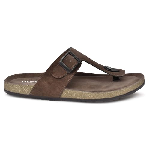 Image of HEALTH FIT Comfortable & LightWeight | Fashionable & Everyday Stylish & Durable Design Slip-on Style Flip Flops for Gents HF3078