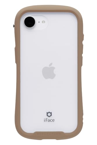 iFace Reflection iPhone 16e ケース クリア 強化ガラス(ベージュ)【アイフェイス iphone16e ケース アイフォン16e カバー スマホケース 透明 黄変防止 耐衝撃 ストラップホール付き クリアケース 】