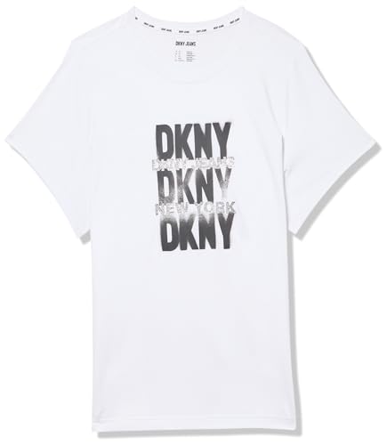 T-Shirt DKNY avec Logo Imprimé et Manches Courtes Finition Premium