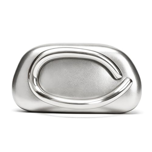 Image of Acrylic Clutch Purse for Women Classic Round Acrylic Evening Handbag Vintage Metal Handlebars Bag for Wedding Party Prom